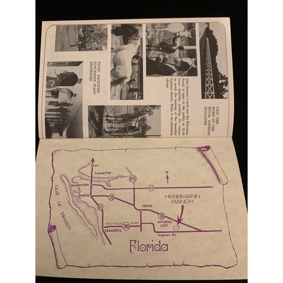 Hermann Royal Lipizzan Stallions, Autographed, 2 Booklets & postcard 1970s - Picture 10 of 12